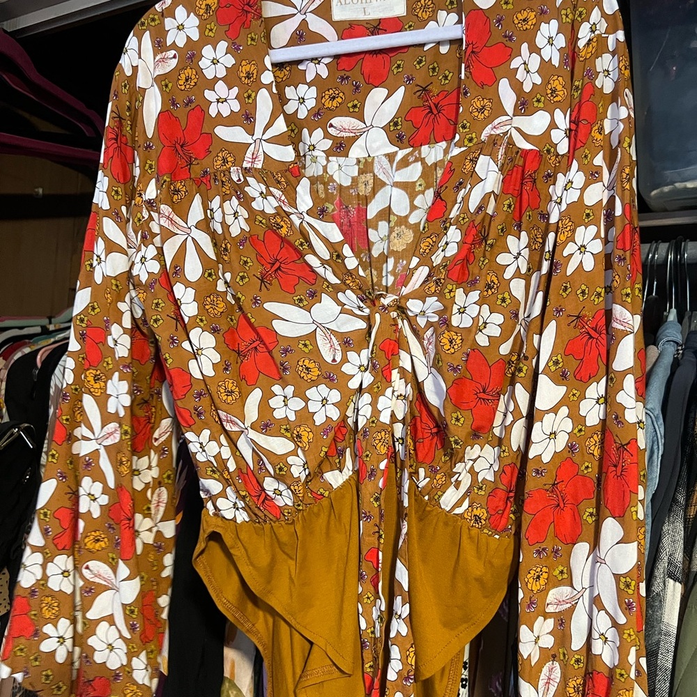 Alohiwai Tara Blouse Onesie